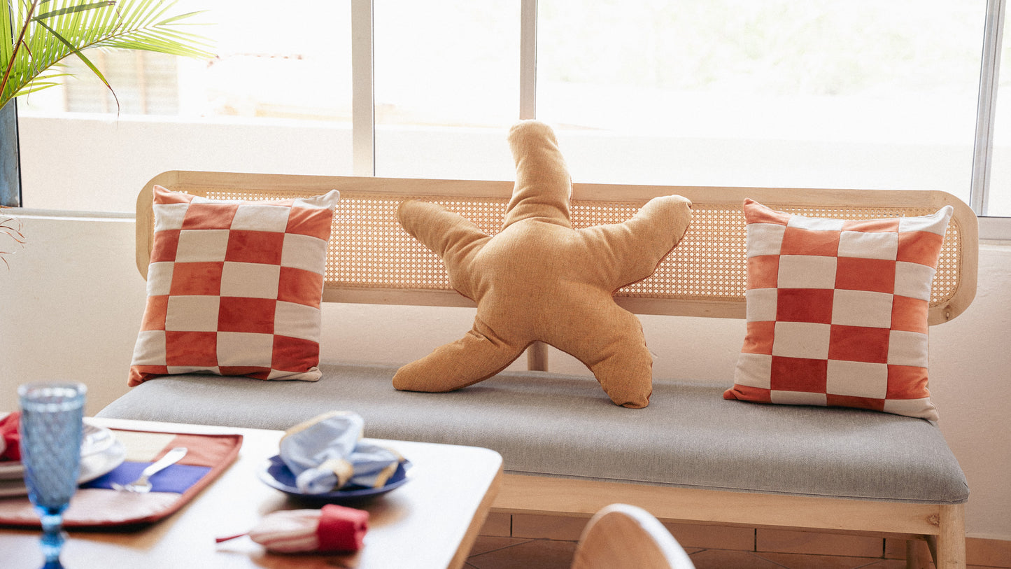 S A M A K I N Y O T A cushion (orange+purple)