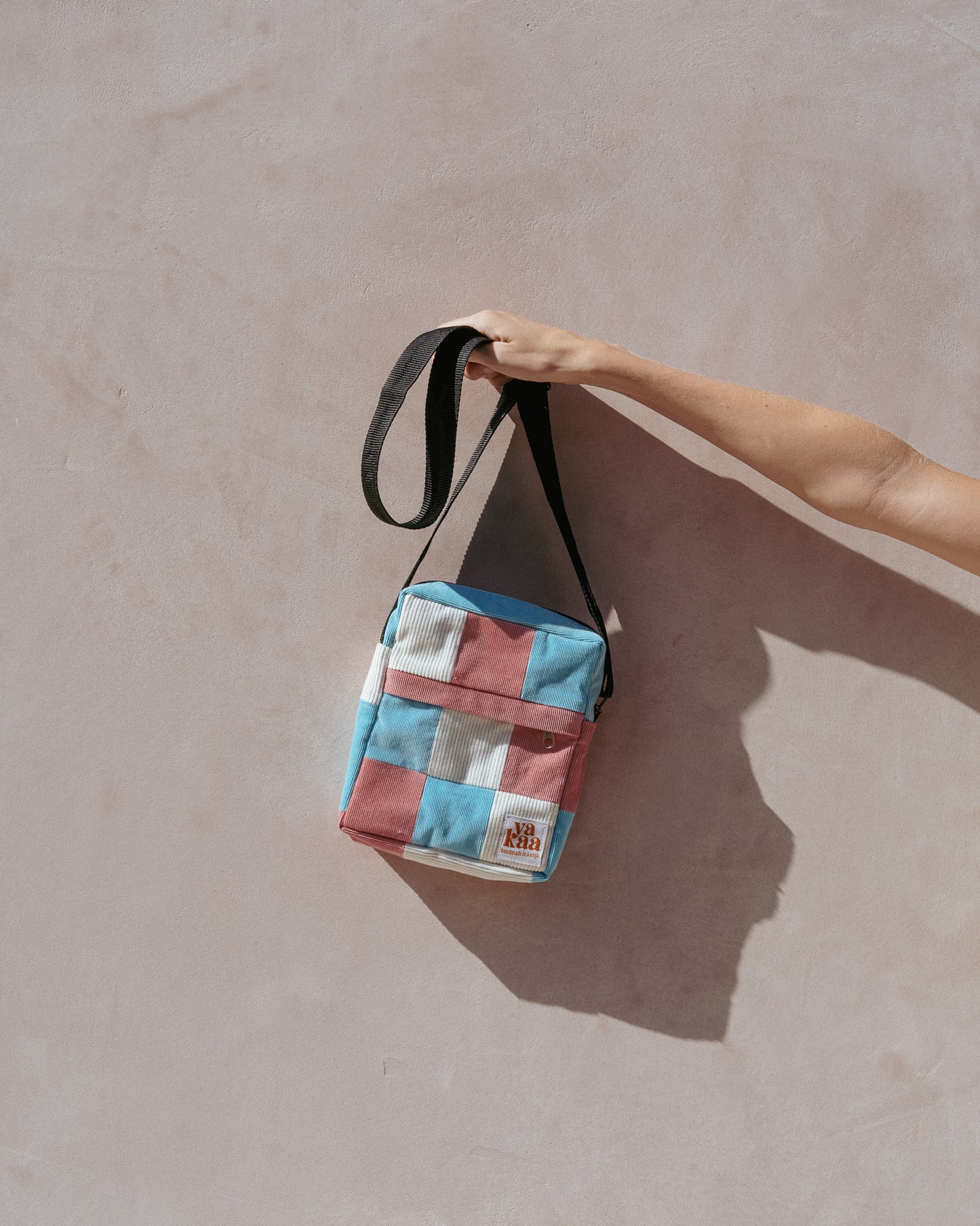 MWILI cross-body bag(turqoiuse+white+pink)