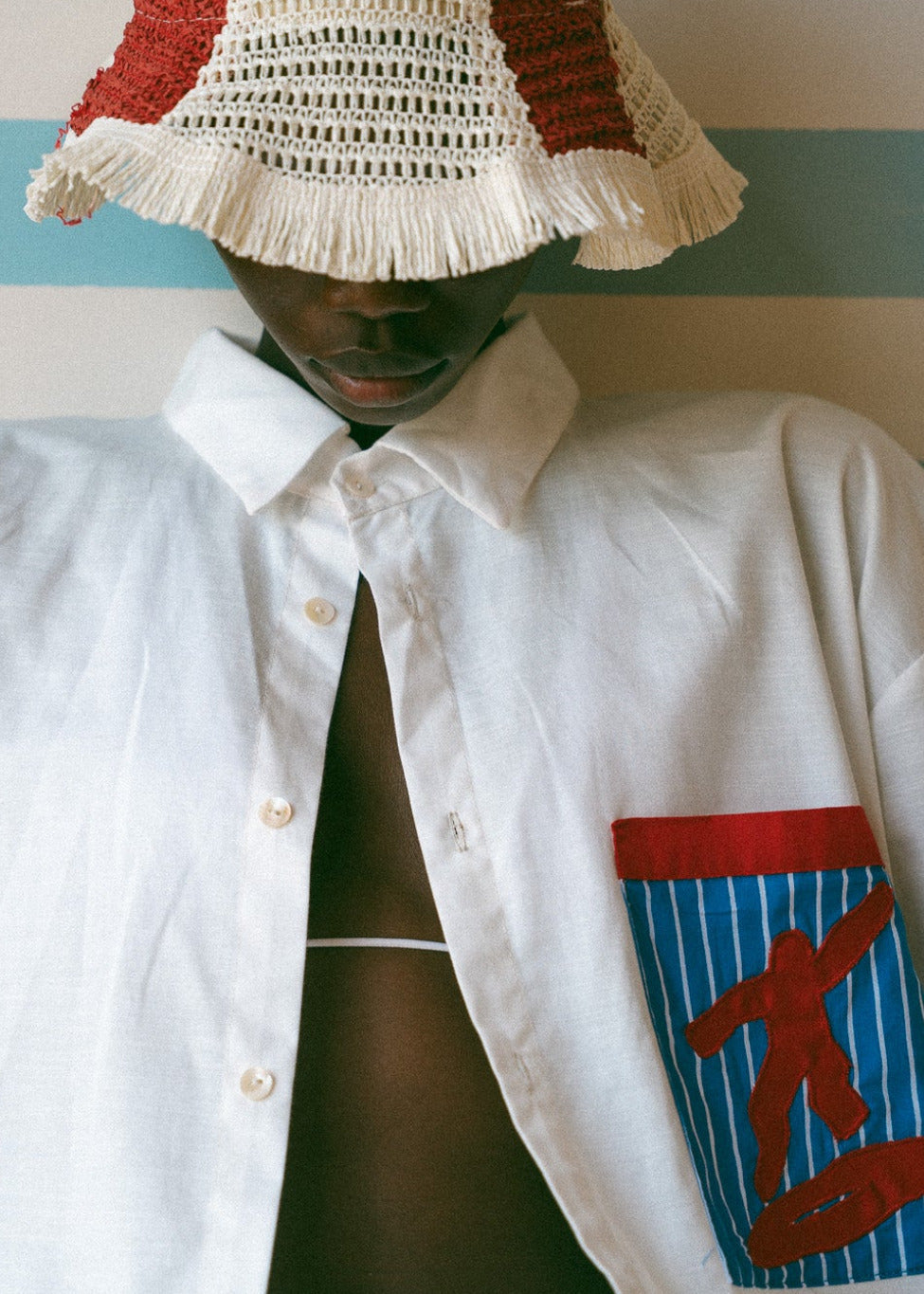 STAREHE shirt+shorts set (white)
