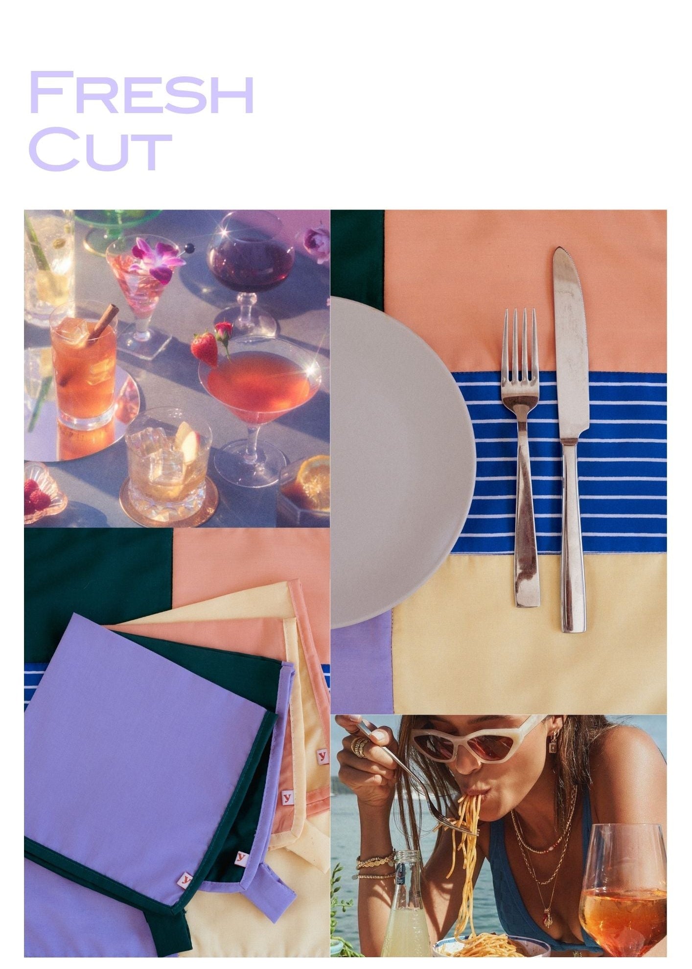 FRESH CUT placemats (set of 4)