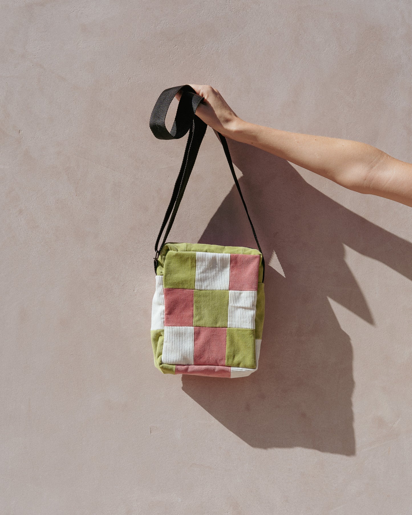 MWILI cross-body bag (lime green+pink+white)