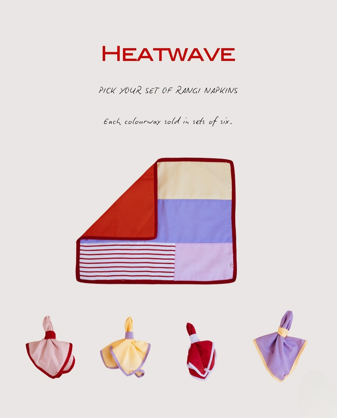 HEATWAVE placemats (set of 6)