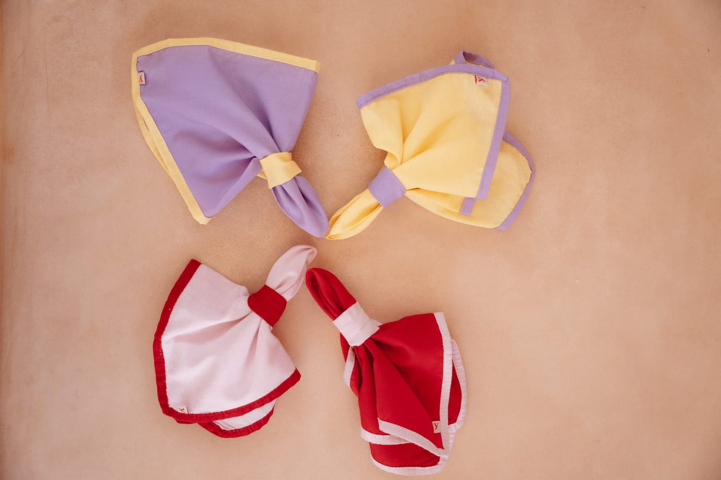 HEATWAVE napkins (set of 4 mixed)