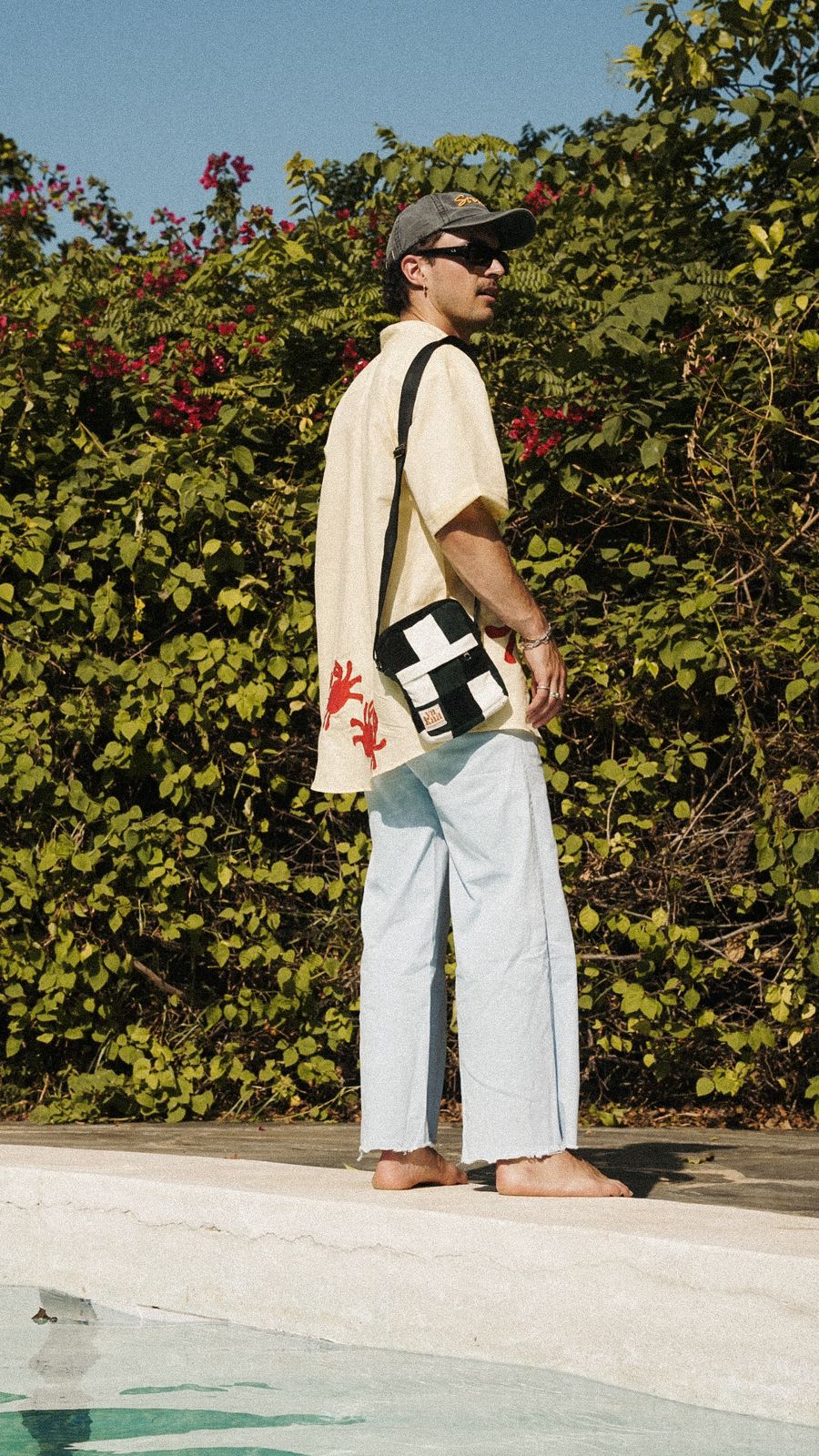MWILI crossbody bags (green+white+black)