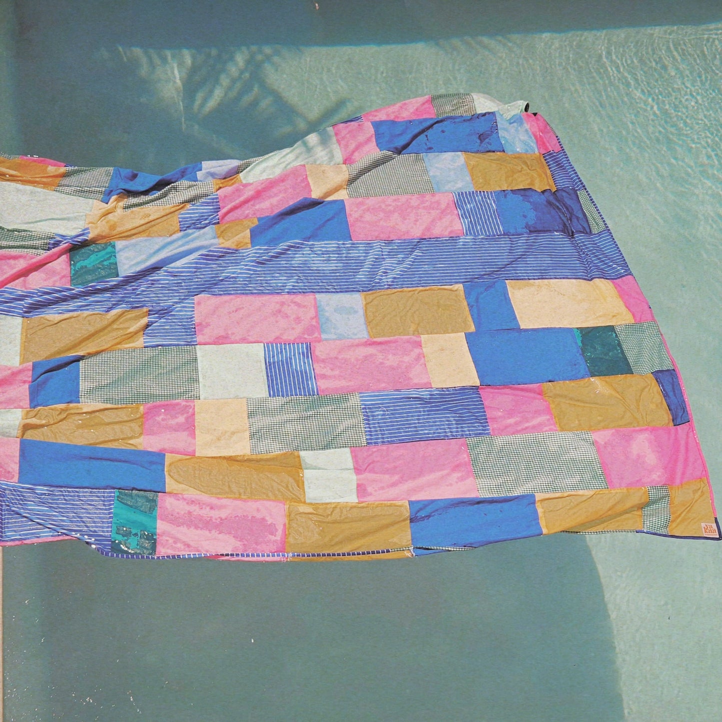 YAKAA patchwork textile (pink+blue)