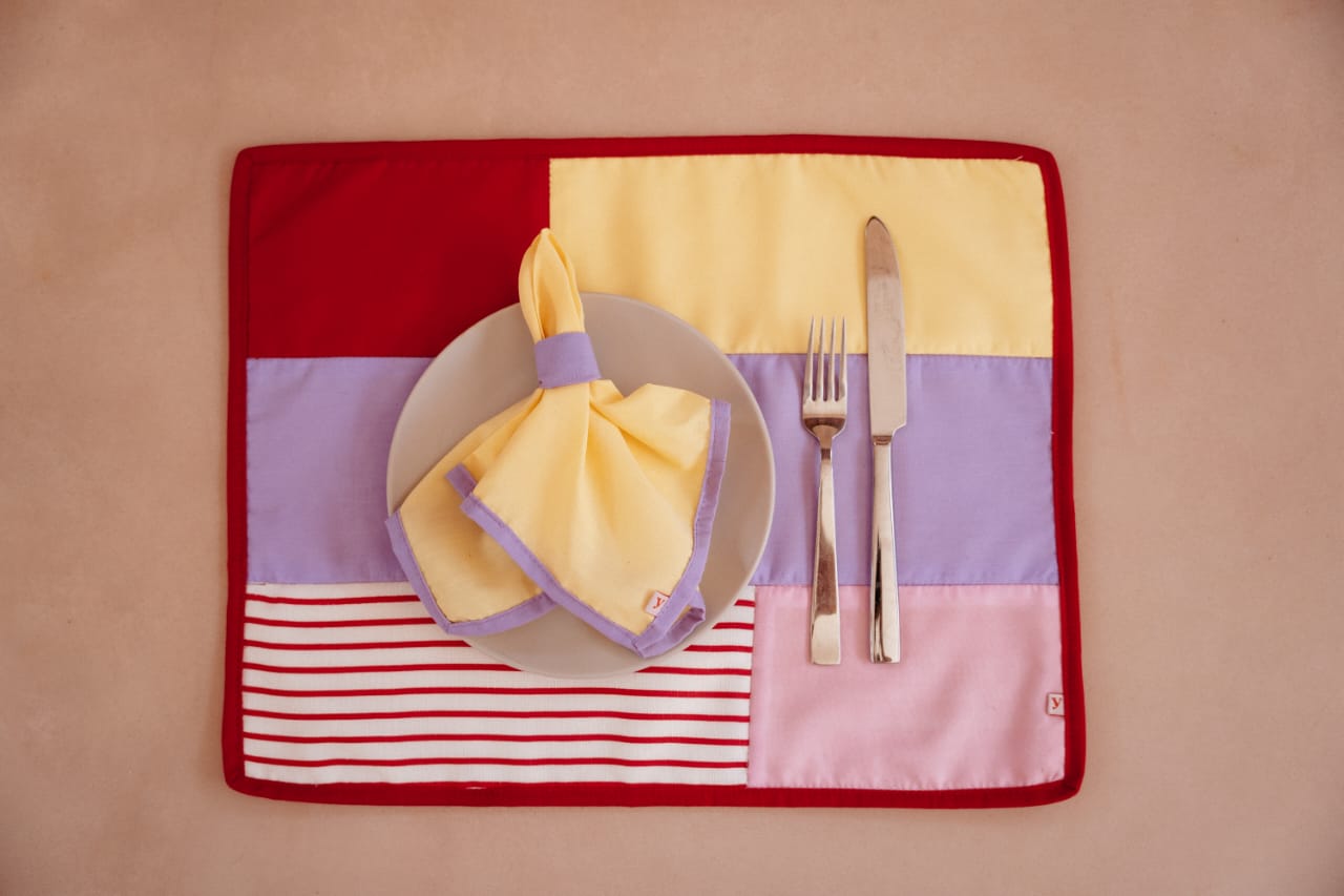 HEATWAVE napkins (set of 4 mixed)