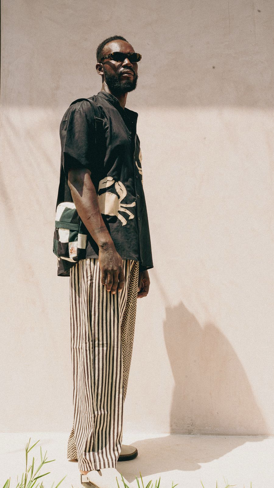 KAA shirt (black+ivory crabs)