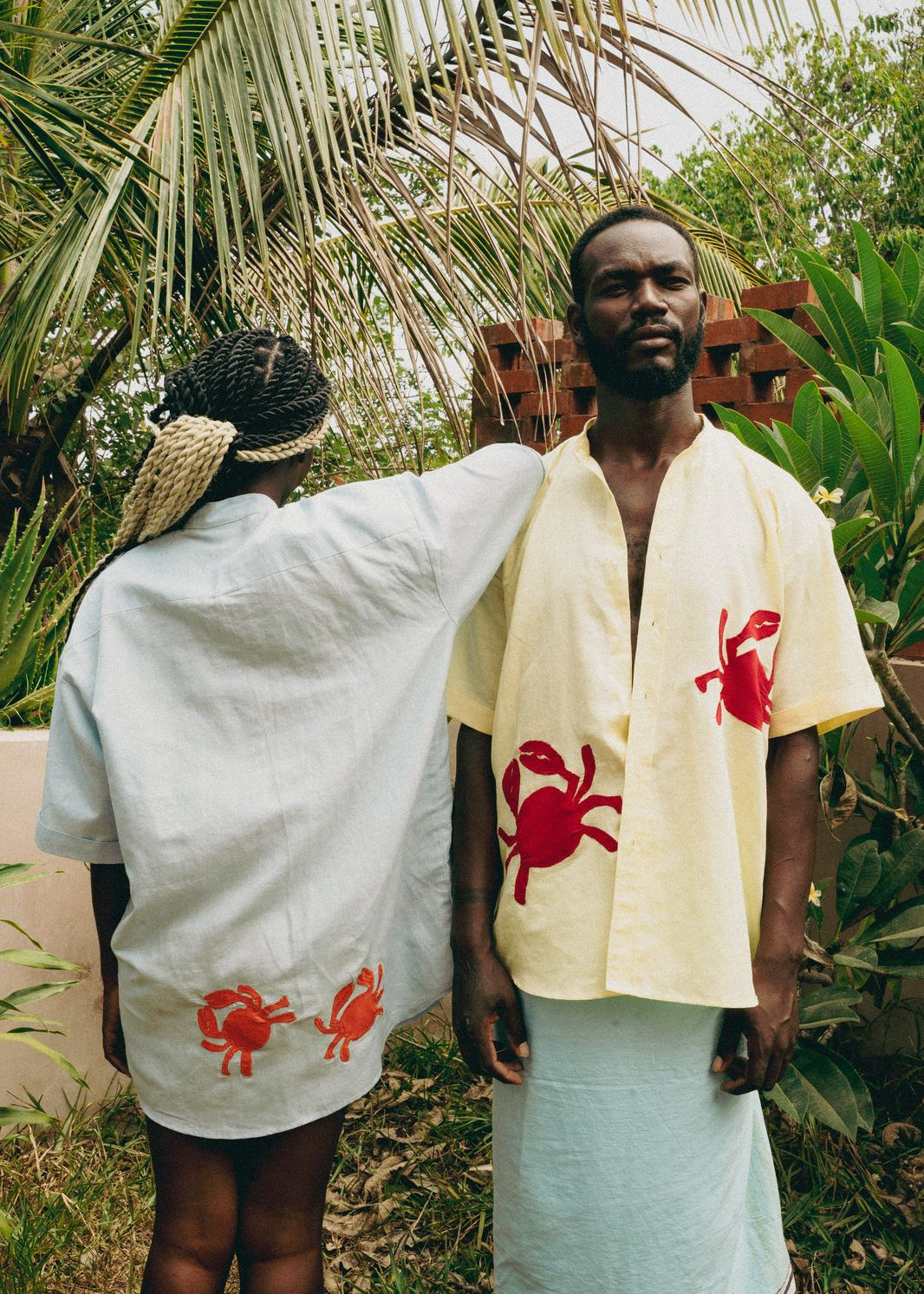 KAA shirt (Pale Blue+Orange Crabs)