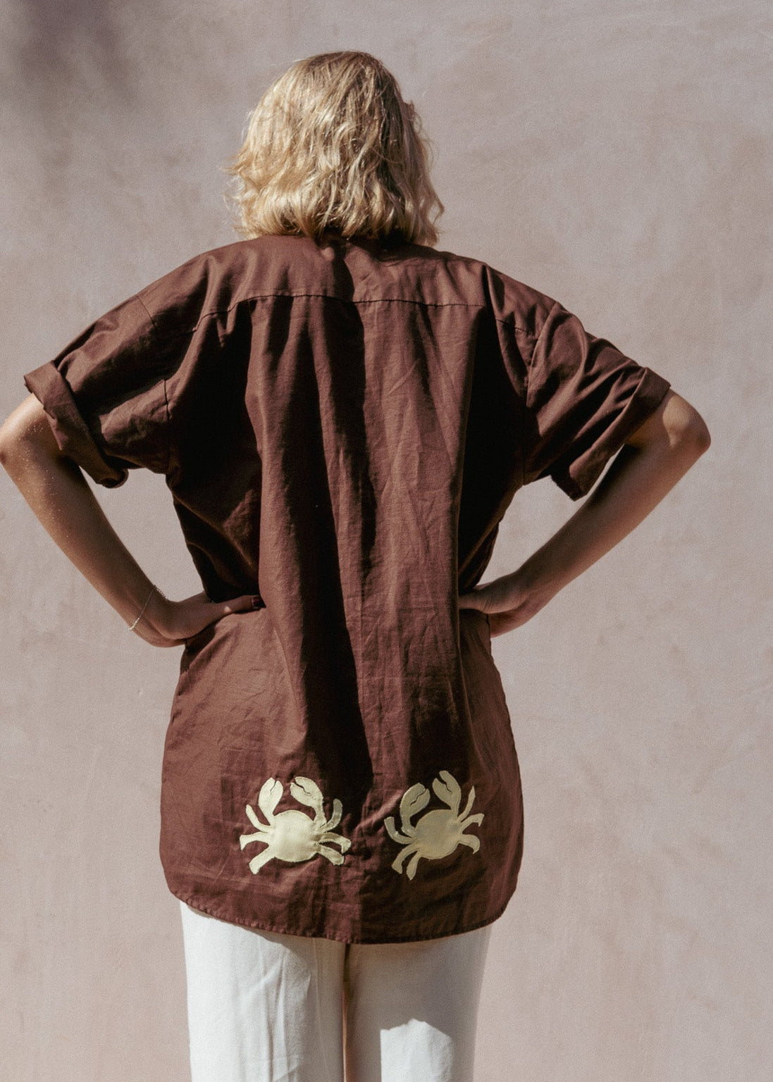 KAA shirt (Brown + Pale Yellow Crabs)