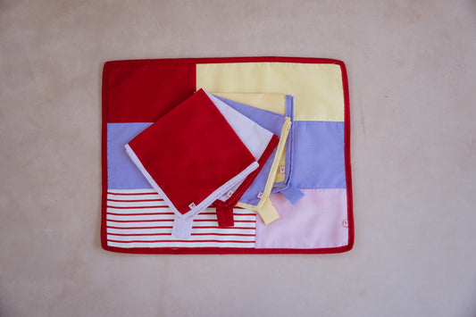 HEATWAVE napkins (set of 4 mixed)
