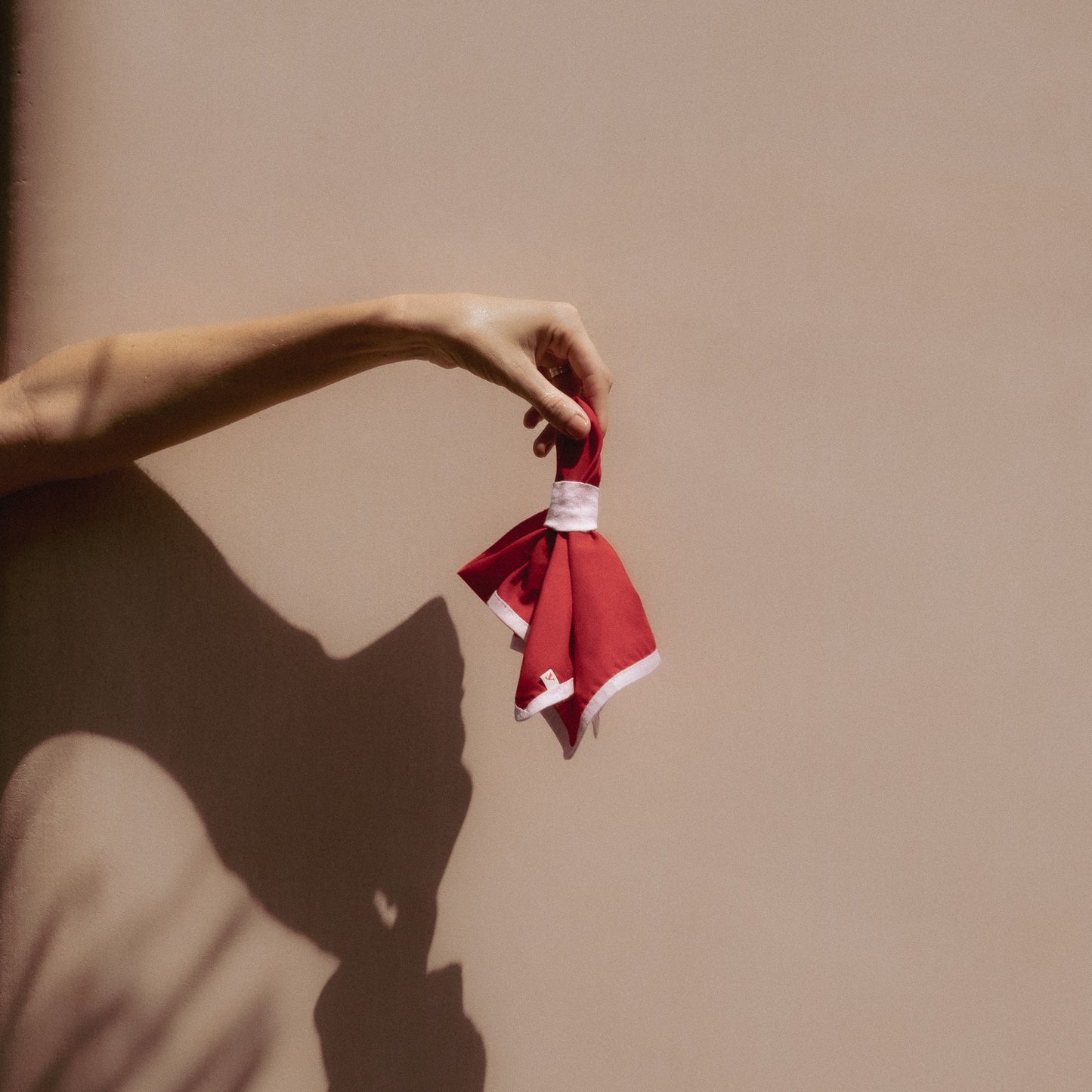 R A N G I napkins (Red/pink edging)