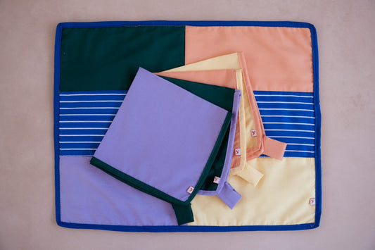 FRESH CUT napkins (set of 4 mixed)