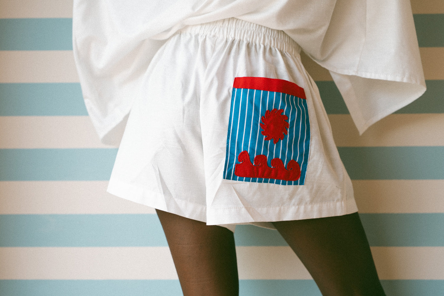 STAREHE shirt+shorts set (white)